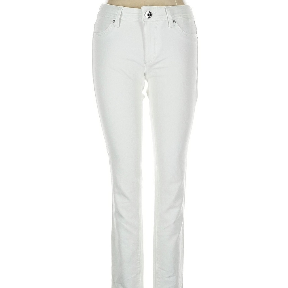 DL1961 Women's White/Cream Skinny Leg Jeans